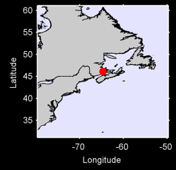 MONCTON A, NB Local Context Map