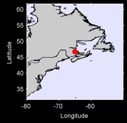 KOUCHIBOUGUAC CS, NB Local Context Map