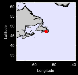ST.LAWRENCE,NFLD. Local Context Map