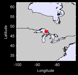 CARIBOU ISLAND (AUT), ONT Local Context Map