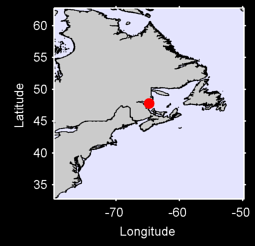 BAS CARAQUET, NB Local Context Map