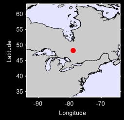 ROUYN, QUE Local Context Map