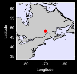 POINTE CLAVEAU, QUE Local Context Map