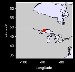 THUNDER BAY AWOS, ONT Local Context Map