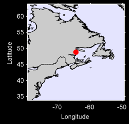 GASPE,QU Local Context Map