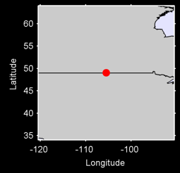 CORONACH SPC, SASK Local Context Map