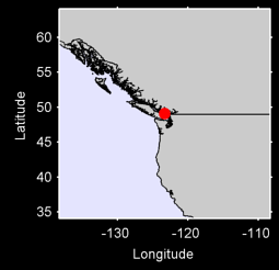 SANDHEADS CS, BC Local Context Map