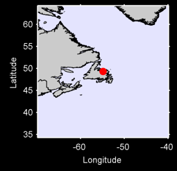 COMFORT COVE,NFLD. Local Context Map