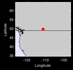 BOW ISLAND, ALTA Local Context Map