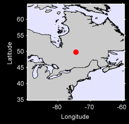 CHIBOUGAMAU-CHAPAIS A, QUE Local Context Map