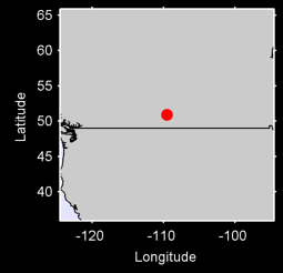 LEADER AIRPORT, SASK Local Context Map