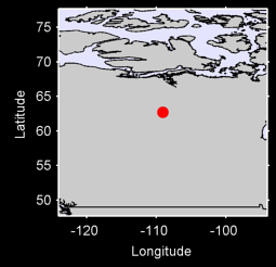 FORT RELIANCE (AUT)  NWT Local Context Map