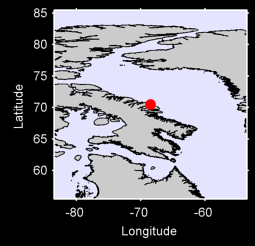 CLYDE RIVER CLIMATE, NU Local Context Map