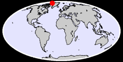 EUREKA,N.W.T. Global Context Map