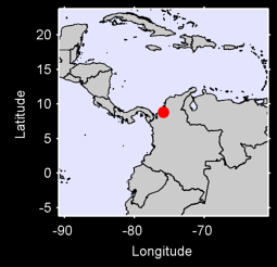 MONTERIA/LOS GARZONES Local Context Map