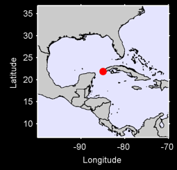 CABO SAN ANTONIO,  PINAR DEL RIO Local Context Map