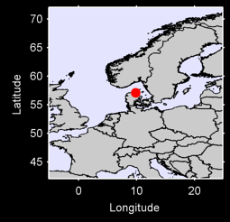 FLYVESTATION AALBORG Local Context Map