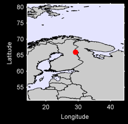 KUUSAMO AIRPORT Local Context Map