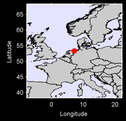 EMDEN-HAFEN         W.GERMANY Local Context Map