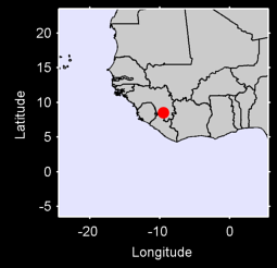 MACENTA GUINEA AFRICA Local Context Map