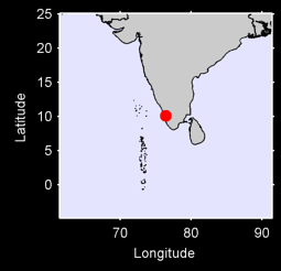 COCHIN INT. AIRPORT NEDUMBASSERY Local Context Map