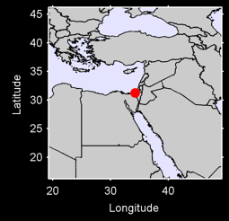 GAZA INTERNATIONAL AIRPORT Local Context Map