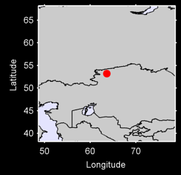 KUSTANAI (KUSTANAJ) Local Context Map