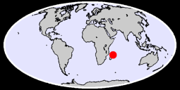 SAINTE-MARIE AERODROME Global Context Map