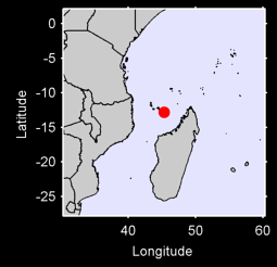 DZAOUDZI/PAMANZI (MAYOTTE) Local Context Map