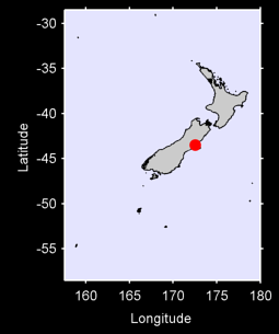 CHRISTCHURCH AP/HAREWOOD N Z Local Context Map