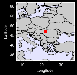 ORADEA RUMANIA Local Context Map