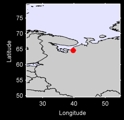 SEVERODVINSK Local Context Map