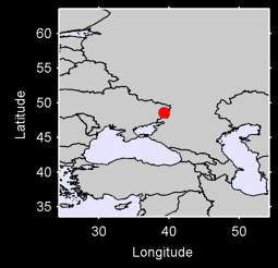 LUHANS'K Local Context Map