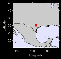 AUSTIN-BERGSTROM INTL AIRPORT, TX. Local Context Map