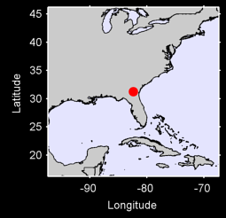 WAYCROSS/WARE CO., GA Local Context Map