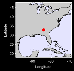 THOMASTON UPSON CO AP Local Context Map