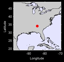 CARTERSVILLE AIRPORT Local Context Map