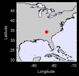 GAINESVILLE GILMER AP Local Context Map