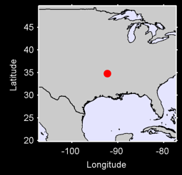 LITTLE ROCK/ADAMS FLD,  AR. Local Context Map