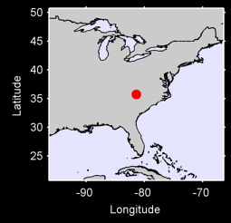 HICKORY, NC, HICKORY RGNL ARPT Local Context Map