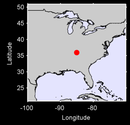 CROSSVILLE MEMORIAL AP Local Context Map