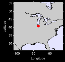 WOLCOTT, IN. Local Context Map