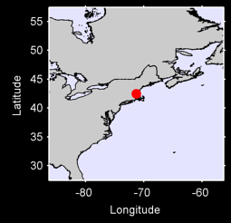 BEDFORD/HANSCOM FLD AFB Local Context Map