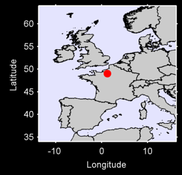 EVREUX FAUVILLE Local Context Map