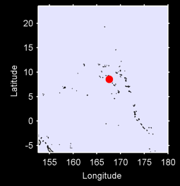 KWAJALEIN/BUCHOLZ AAF, MARSHALL IS. Local Context Map