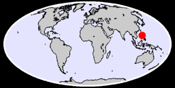 CLARK AFB, LUZON Global Context Map