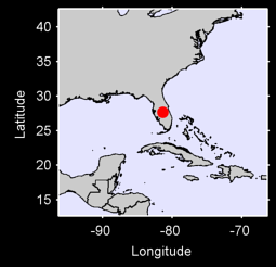 AVON PARK GUNNERY RANGE, FL. Local Context Map