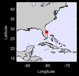 CAPE KENNEDY, FL. Local Context Map