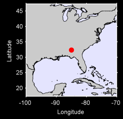 FORT BENNING/LAWSON FIELD Local Context Map