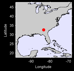 WARNER ROBINS AFB Local Context Map